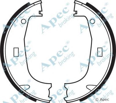 APEC BRAKING shu546 -  Комплект тормозных колодок